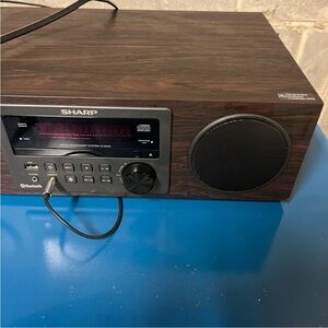 Sharp Bluetooth Radio - Black and Brown